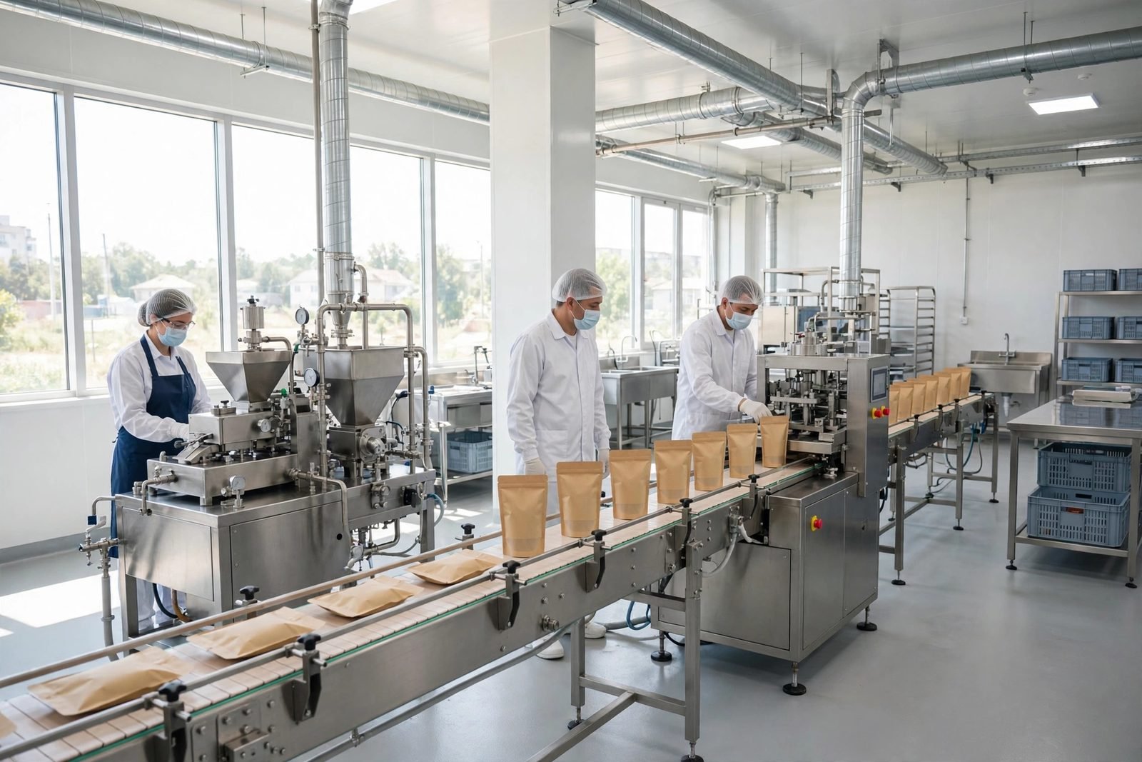 Factory production line run on HDeBooks Manufacturing
