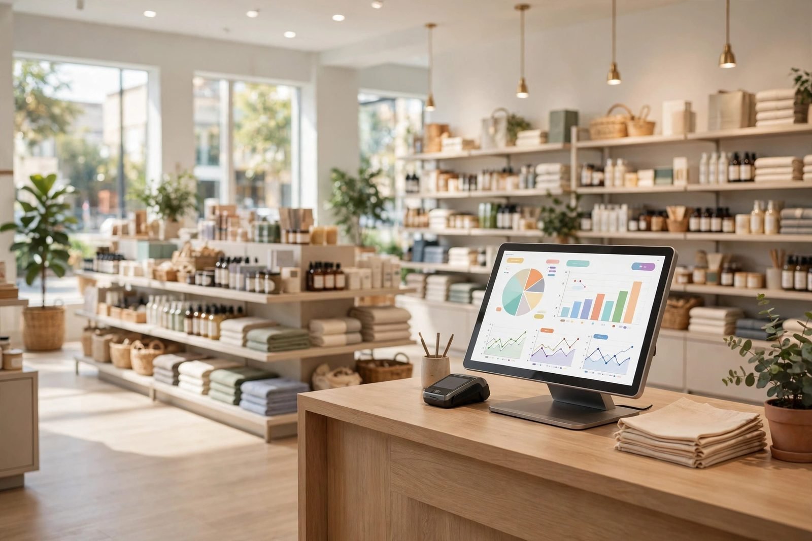 Retail store running HDeBooks point of sale